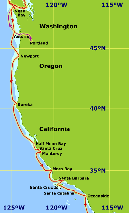 Western USA Map